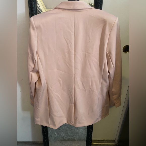Express pink ultra soft two button blazer size XL NWT - Picture 2 of 5